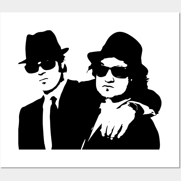 The Blues Brothers - Clean design Wall Art by NorthWestDesigns